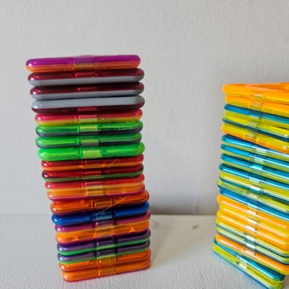 Magforners Magnetic Building Blocks Set Of 55 Multicolor - Picture 4 of 5